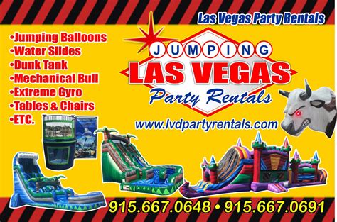 lv party rentals el paso|Las Vegas Party Rentals .